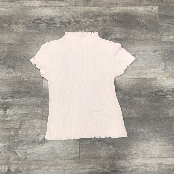 BABY PINK TURTLE NECK TOP - Picture 2 of 2